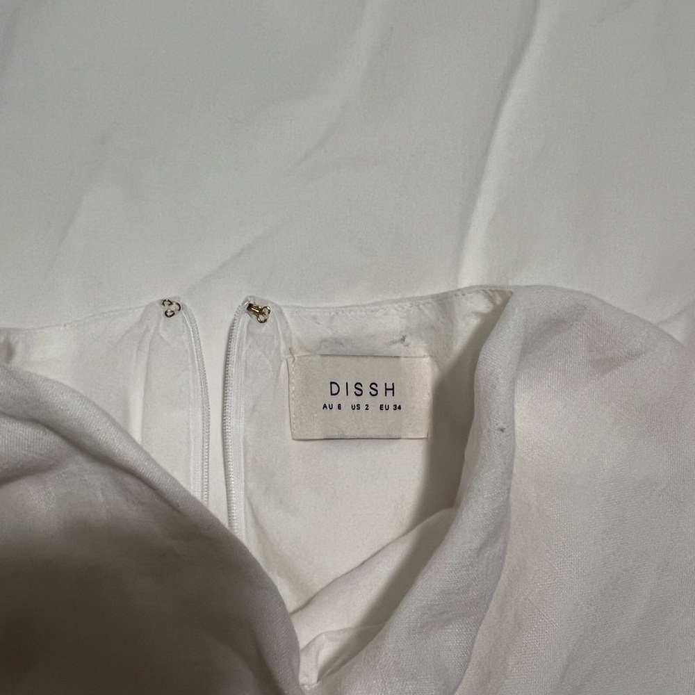 DISSH White Harmony linen maxi dress - Picture 4 of 6